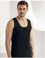 Şahinler Erkek Siyah%100 Pamuklu Penye Atlet, 2XL Beden, 5'li Ekonomik Paket