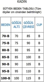 Şahinler Kadın Siyah Emzirme Sütyen Mb8150-sh