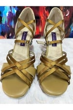 SAKİN TUTKU TANGO, DANS VE SALON AYAKKABISI 8 CM 13 PONT KADEH MODEL TOPUK KAPALI - Bedenler: 36 EU, 37 EU, 39 EU