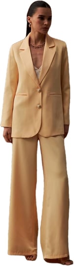 Salaş Krep Pantolon - SARI