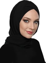 Şallı Takmatik Sade Hazır Türban Tesettür Bone Namaz Örtüsü