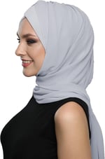 Şallı Takmatik Sade Hazır Türban Tesettür Bone Namaz Örtüsü