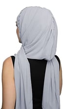 Şallı Takmatik Taşlı Hazır Türban Tesettür Bone Namaz Örtüsü
