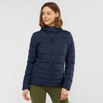 SALOMON Damen TRANSITION DOWN HOODIE W Weste, Schwarz/ao, XS
