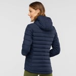 SALOMON Damen TRANSITION DOWN HOODIE W Weste, Schwarz/ao, XS
