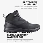 Salomon Kadın OUTsnap CSWP W Yürüyüş Botu, Black/Ebony/Black, 37 1/3 EU