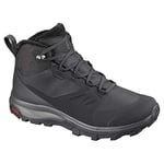 Salomon Kadın OUTsnap CSWP W Yürüyüş Botu, Black/Ebony/Black, 37 1/3 EU