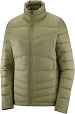 SALOMON Kadın TRANSITION DOWN JACKET W Yelek, yeşil (Martini zeytin), S