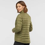 SALOMON Kadın TRANSITION DOWN JACKET W Yelek, yeşil (MARTINI OLIVE), M