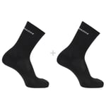 Salomon Lc2083800 Evasion Crew 2-Pack Çorap Siyah Unisex Çorap