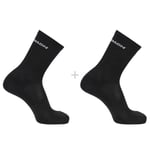 Salomon Lc2083800 Evasion Crew 2-Pack Çorap Siyah Unisex Çorap