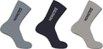 Salomon Lc2086000 Everyday Crew 3-Pack Çok Renkli Unisex Çorap