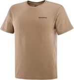 Salomon Lc2219400 Graphic Perf Ss Tee M Kahverengi Erkek T-Shirt