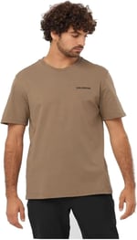 Salomon Lc2219400 Graphic Perf Ss Tee M Kahverengi Erkek T-Shirt