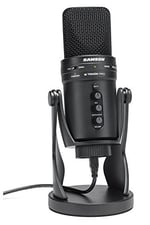 Samson G-Track Pro - Profesyonel USB Mikrofon, Ses Arayüzlü - Siyah