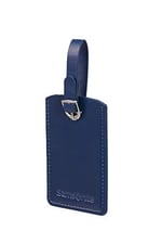 Samsonite Global Travel Accessories, dikdörtgen bagaj etiketi (2x), 10 cm, mavi (Midnight Blue)