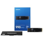 Samsung 990 EVO1TB 5,000 MB/s, PCIe 4.0 x4/ 5.0 x2 NVMe M.2 (2280) SSD (MZ-V9E1T0BW)