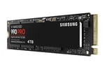 Samsung 990 PRO NVMe M.2 SSD, 4 TB, PCIe 4.0, 7.450 MB/s okuma, 6.900 MB/s yazma, dahili SSD, oyun ve video düzenleme için, MZ-V9P4T0BW
