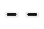 SAMSUNG EP-DA705BWEGWW Şarj & Veri Aktarım Kablosu, Type C & Type C, Hızlı Şarj Teknolojisi, Beyaz