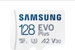 Samsung EVO Plus microSDXC Hafıza Kartı 128 GB, 160 MB/s, U3, V30, A2, ‎MB-MC128SA/TR (2024 Serisi) Beyaz