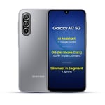 Samsung Galaxy A17 5G (6 GB RAM, 128 GB Depolama) | 50 MP Titreşimsiz Kamera | Süper AMOLED | Corning Gorilla Glass Victus | 7,5 mm Şık | Ai (Yapay Zeka) (Gri)