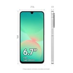 Samsung Galaxy A26 5G, Android Akıllı Telefon, 256GB Depolama, 8GB RAM, Beyaz, 50MP Kamera, Büyük Ekran, Uzun Pil Ömrü (Samsung Türkiye Garantili)