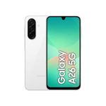 Samsung Galaxy A26 5G, Android Akıllı Telefon, 256GB Depolama, 8GB RAM, Beyaz, 50MP Kamera, Büyük Ekran, Uzun Pil Ömrü (Samsung Türkiye Garantili)