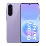 Samsung Galaxy A57 5G Android Akıllı Telefon, 256GB Hafıza, 8GB RAM, Lila, 6 Nesil OS Güncellemesi, Geniş Ekran, Üçlü Kamera (Samsung Türkiye Garantili)