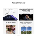 Samsung Galaxy A57 5G Android Akıllı Telefon, 256GB Hafıza, 8GB RAM, Lacivert, 6 Nesil OS Güncellemesi, Geniş Ekran, Üçlü Kamera (Samsung Türkiye Garantili)