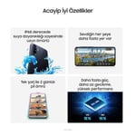 Samsung Galaxy A57 5G Android Akıllı Telefon, 256GB Hafıza, 8GB RAM, Lacivert, 6 Nesil OS Güncellemesi, Geniş Ekran, Üçlü Kamera (Samsung Türkiye Garantili)