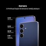 Samsung Galaxy S25 FE Yapay Zeka (AI) Telefon, Lacivert, 8GB Bellek, 256GB Depolama, 50MP Kamera, 6,7 inç Ekran, İnce ve Daha Hafif Tasarım (Samsung Türkiye Garantili)