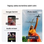 Samsung Galaxy S25 FE Yapay Zeka (AI) Telefon, Lacivert, 8GB Bellek, 256GB Depolama, 50MP Kamera, 6,7 inç Ekran, İnce ve Daha Hafif Tasarım (Samsung Türkiye Garantili)