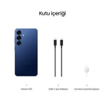 Samsung Galaxy S25, Yapay Zeka(AI) Telefon, 12GB RAM, 256GB Hafıza, Lacivert, Android Akıllı Telefon, 50MP Kamera, Uzun Pil Ömrü (Samsung Türkiye Garantili)