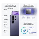 Samsung Galaxy S26 Ultra Kobalt Mor, 512GB Depolama, Yapay Zeka Telefonu, 12GB Bellek, Özelleştirilmiş AP, Yerleşik Gizlilik Ekranı, Photo Assist, 200MP Kamera, 5000mAh - Seçenekler: 1TB, 256GB, 512GB