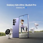 Samsung Galaxy S26 Ultra Kobalt Mor, 512GB Depolama, Yapay Zeka Telefonu, 12GB Bellek, Özelleştirilmiş AP, Yerleşik Gizlilik Ekranı, Photo Assist, 200MP Kamera, 5000mAh - Seçenekler: 1TB, 256GB, 512GB