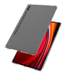 Samsung Galaxy Tab S10+ 2024/S9+ 2023 12,4 inç için Şeffaf Kılıf, Samsung S10 Plus/S9 Plus için İnce Hafif Yumuşak TPU Silikon Darbe Emici Koruyucu Kılıf(SM-X820/X826B/X828U/X810/X816/X818)