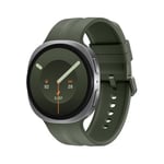 Samsung Galaxy Watch9 Gümüş, 44mm, Bluetooth, İncelik, Konfor, İkonik Tasarım, Kişiselleştirilmiş Uyku Deneyimi, Sağlık Koçu, 445 mAh Pil, Konuşmak için Bileğini Kaldır (Samsung Türkiye Versiyonu)