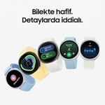 Samsung Galaxy Watch9 Gümüş, 44mm, Bluetooth, İncelik, Konfor, İkonik Tasarım, Kişiselleştirilmiş Uyku Deneyimi, Sağlık Koçu, 445 mAh Pil, Konuşmak için Bileğini Kaldır (Samsung Türkiye Versiyonu)