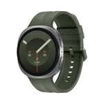 Samsung Galaxy Watch9 Gümüş, 44mm, Bluetooth, İncelik, Konfor, İkonik Tasarım, Kişiselleştirilmiş Uyku Deneyimi, Sağlık Koçu, 445 mAh Pil, Konuşmak için Bileğini Kaldır (Samsung Türkiye Versiyonu)