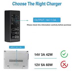 Samsung Monitör için 14V Güç Kaynağı, 14V 3A 2.5A 2.14A 1.78A 42W AC DC Adaptör Samsung 15