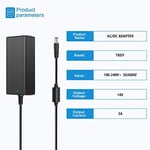 Samsung Monitör için 14V Güç Kaynağı, 14V 3A 2.5A 2.14A 1.78A 42W AC DC Adaptör Samsung 15