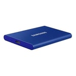 Samsung MU-PC2T0H T7 Harici Katı Hal Sürücüsü, 2TB USB 3.2 Gen 2, Mavi