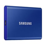 Samsung MU-PC2T0H T7 Harici Katı Hal Sürücüsü, 2TB USB 3.2 Gen 2, Mavi