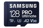 Samsung PRO Plus 128GB microSDXC UHS-I Bellek Kartı MB-MY128SA/WW, U3, V30, A2 Hız Sınıfı, 180 MB/sn Okuma, 130 MB/sn Yazma