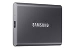 SAMSUNG T7 2TB, Taşınabilir SSD, Gri, 1050MB/s'ye kadar, USB 3.2 Gen2, Oyun, Öğrenciler ve Profesyoneller, Harici Katı Hal Sürücüsü (MU-PC2T0T/AM), Gri [Kanada Sürümü]