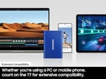SAMSUNG T7 2TB, Taşınabilir SSD, Gri, 1050MB/s'ye kadar, USB 3.2 Gen2, Oyun, Öğrenciler ve Profesyoneller, Harici Katı Hal Sürücüsü (MU-PC2T0T/AM), Gri [Kanada Sürümü]