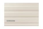 Samsung Taşınabilir T7 SSD Shield, USB 3.2 Gen 1 TB, 1.050 MB/sn Okuma, 1.000 MB/sn Yazma, Bej, MU-PE1T0K/WW