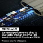 Samsung Taşınabilir T7 SSD Shield, USB 3.2 Gen 1 TB, 1.050 MB/sn Okuma, 1.000 MB/sn Yazma, Bej, MU-PE1T0K/WW