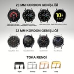 Samsung Watch 5, Watch 4, Watch 3, Gear S3, Active 2 Deri Kordon