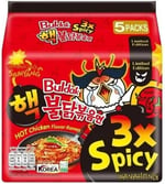 Samyang Buldak 3X Acılı Tavuk Aromalı Ramen (5x140g)